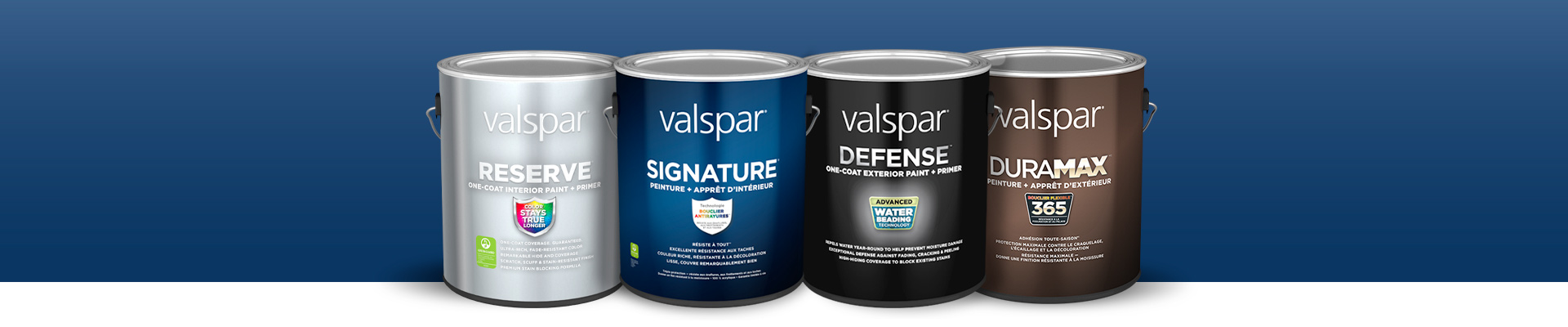 valspar paint cans