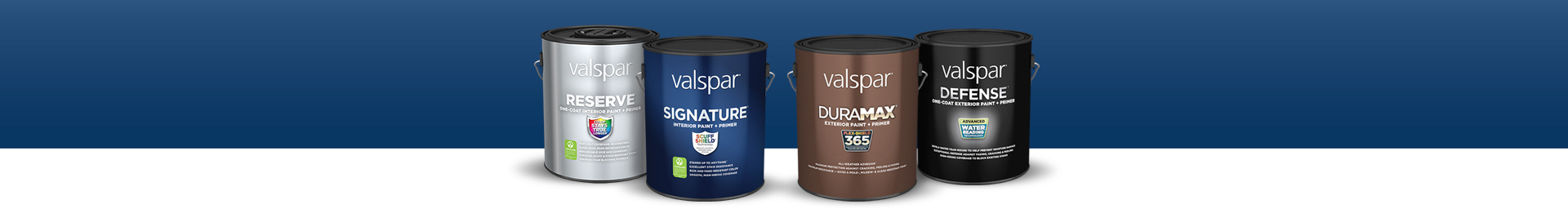 valspar paint cans