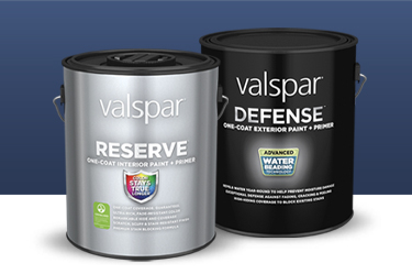 valspar paint cans