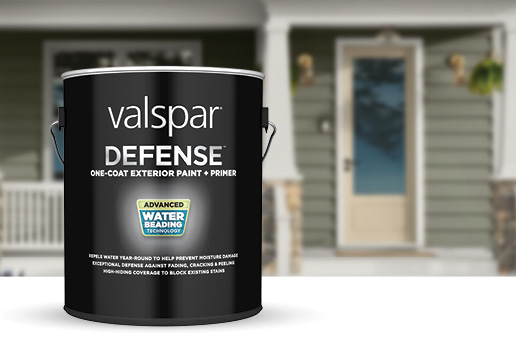 VALSPAR DEFENSE® EXTERIOR PAINT + PRIMER