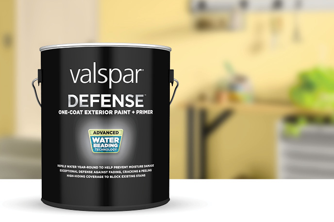 VALSPAR DEFENSE® EXTERIOR PAINT + PRIMER