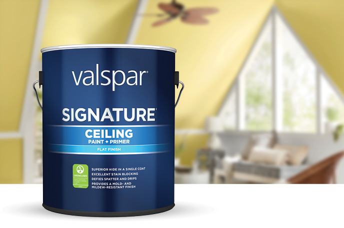 VALSPAR SIGNATURE® CEILING PAINT + PRIMER