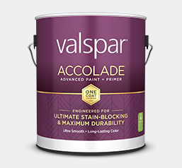 Valspar® Accolade® Interior Paint + Primer, 1 gallon.